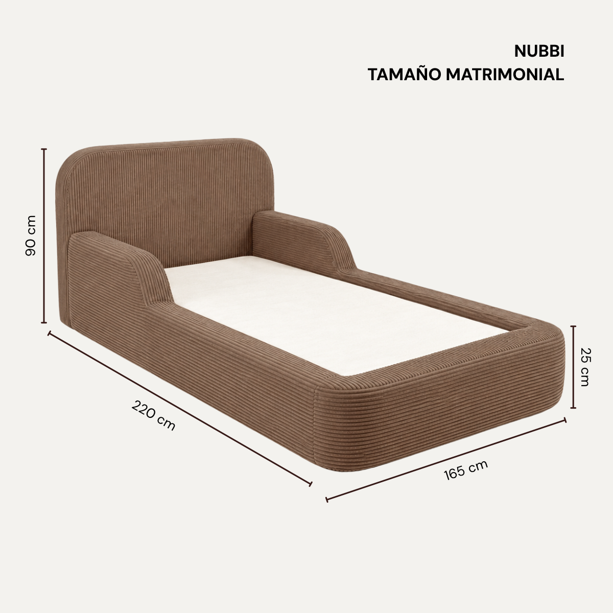 Nubbi Bed Frame - Cozi