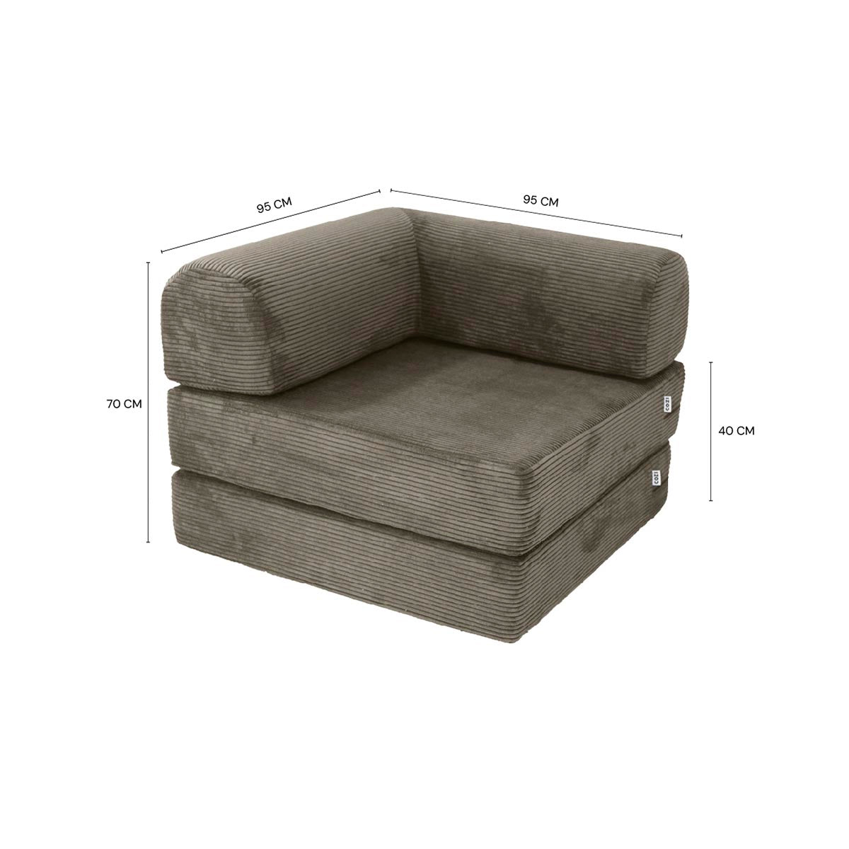 Ozzo Kubbo Seat | Otomano - Cozi