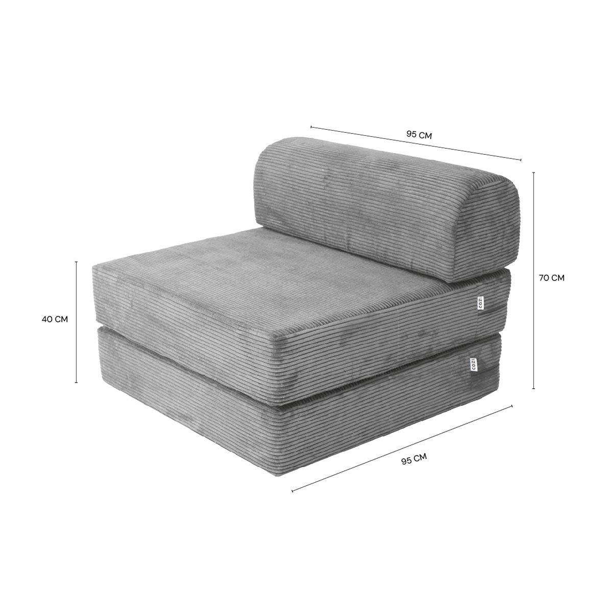 Ozzo Kubbo Seat | Otomano - Cozi