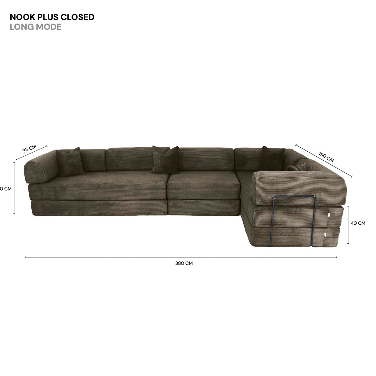 Ozzo Nook Plus | Sofá Cama - Cozi