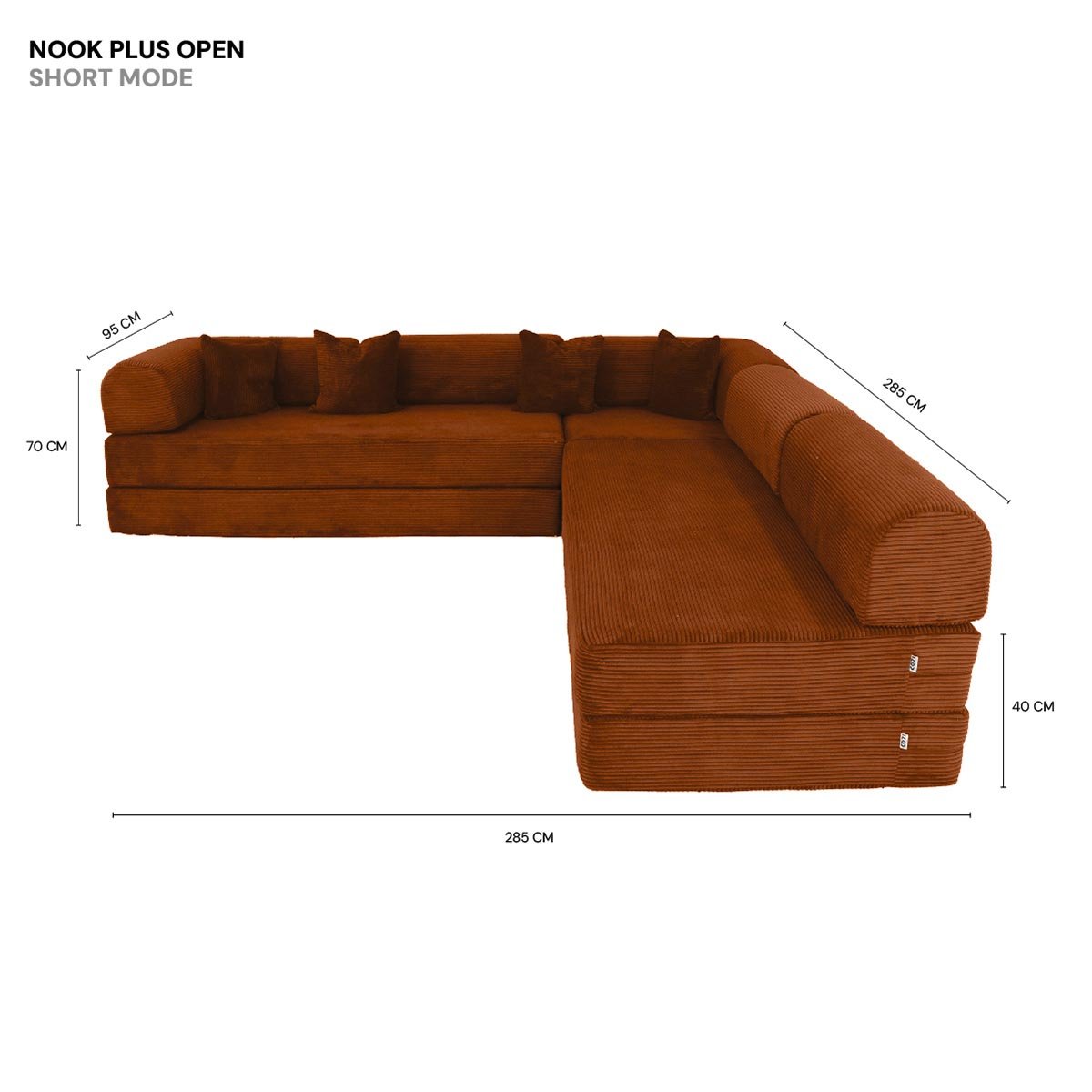 Ozzo Nook Plus | Sofá Cama - Cozi