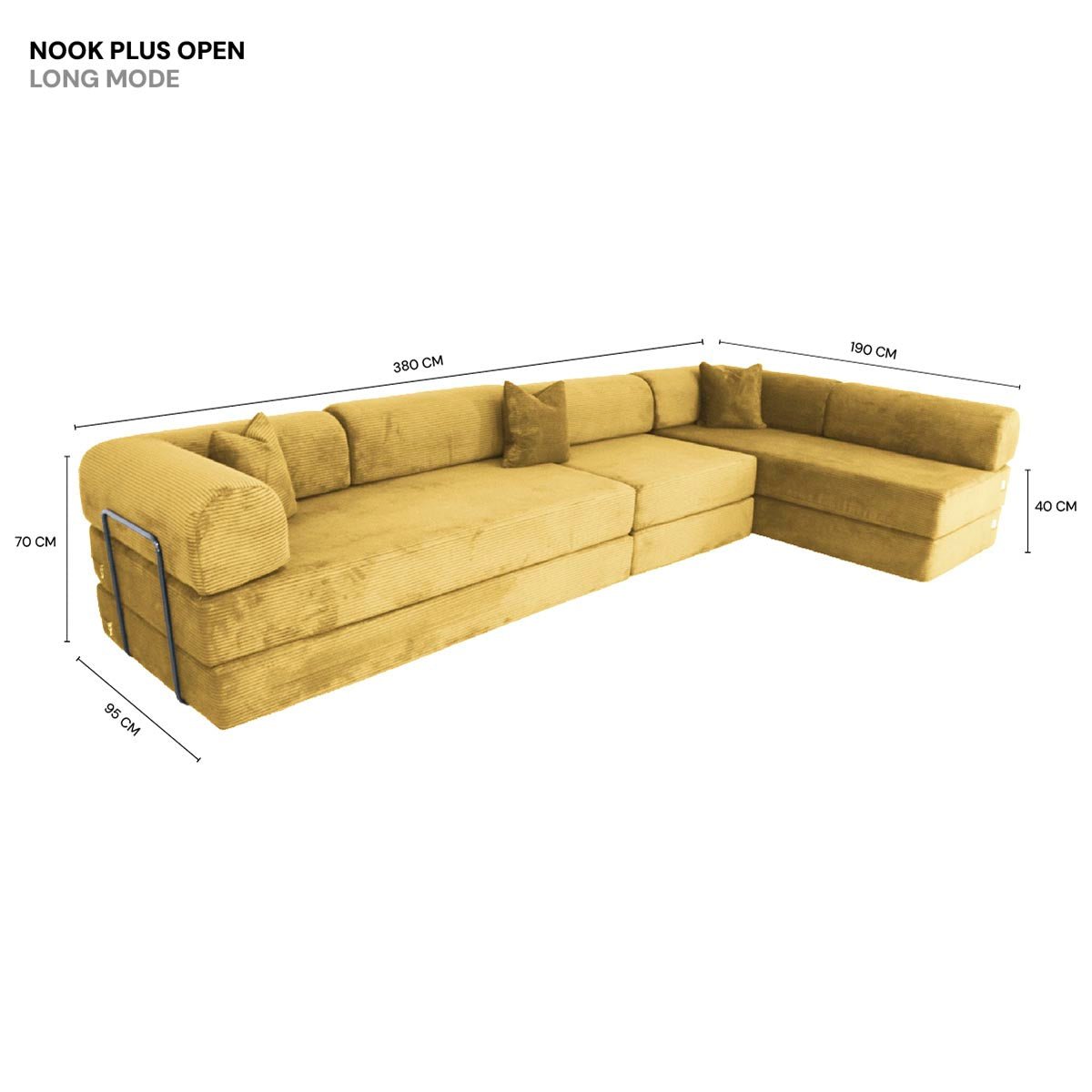 Ozzo Nook Plus | Sofá Cama - Cozi