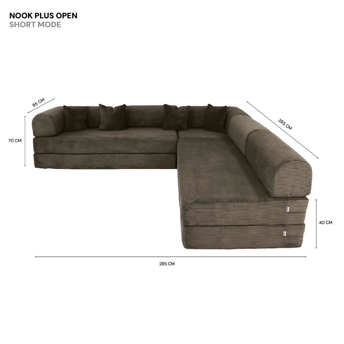 Ozzo Nook Plus | Sofá Cama - Cozi