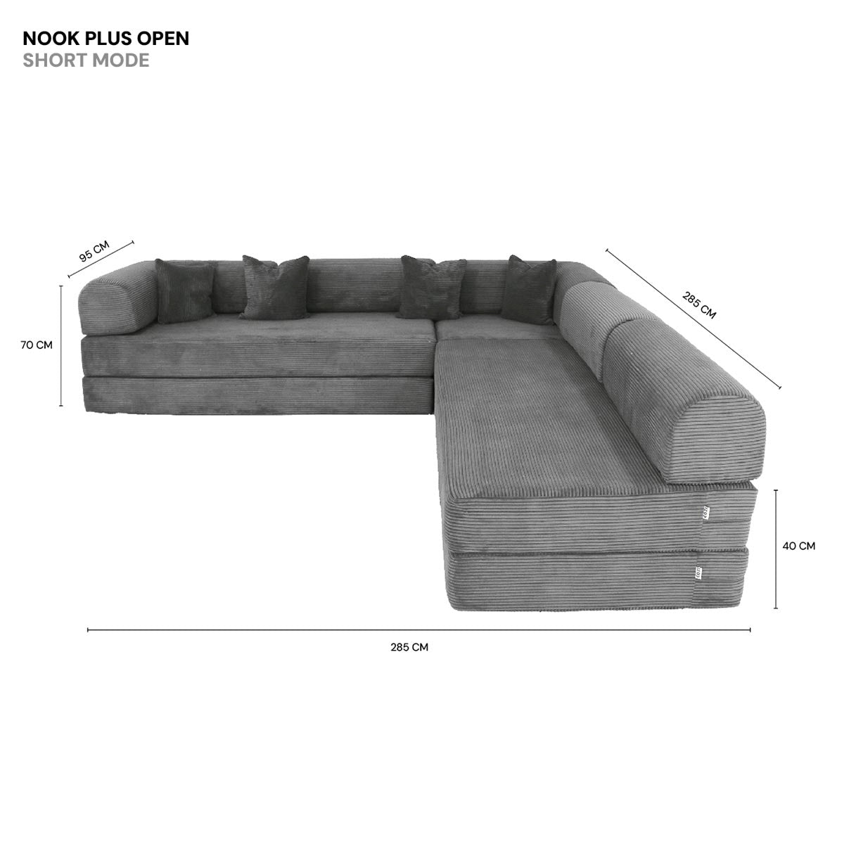 Ozzo Nook Plus | Sofá Cama - Cozi