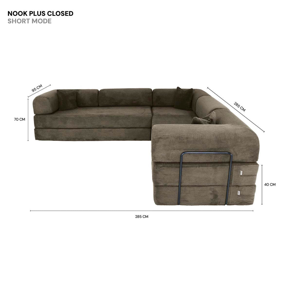 Ozzo Nook Plus | Sofá Cama - Cozi