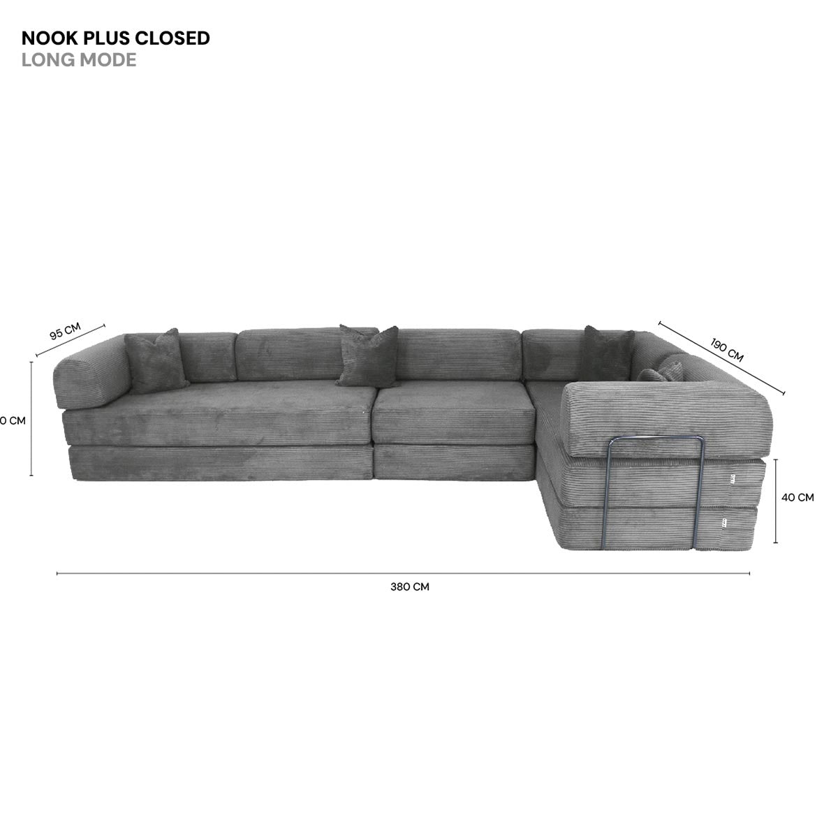 Ozzo Nook Plus | Sofá Cama - Cozi