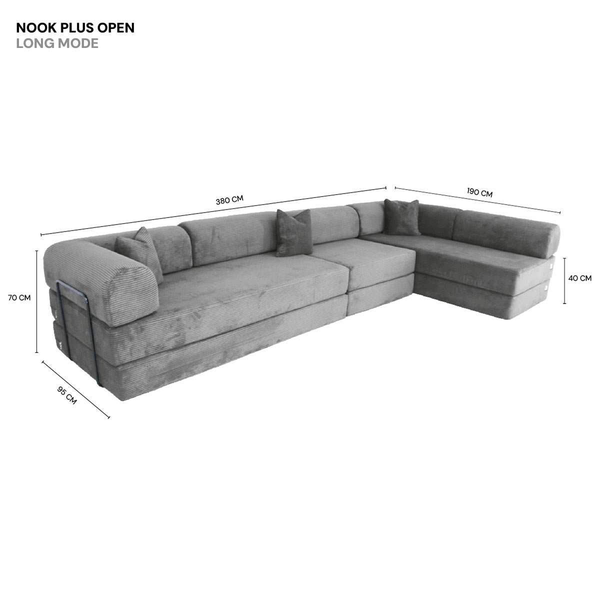 Ozzo Nook Plus | Sofá Cama - Cozi